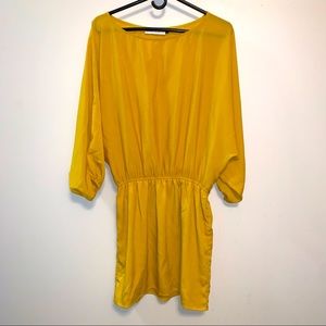 Veronica M Yellow Romper Size Small